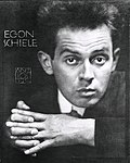 Egon Schiele en 1914 (cliché d'Anton Josef Trčka).