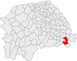 Location in Suceava County