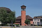 Römisch-katholische Pfarrei St. Franziskus, Ansicht von der Albisstrasse