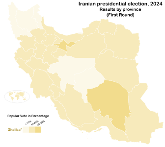 Ghalibaf votes by province