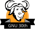 GNU30周年記念ロゴ