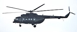 An Sri Lankan Mil Mi-17, similar to the one involved