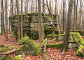 Steinblock auf dem Ithkamm