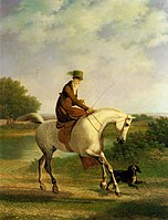 Girl riding, all by Jacques-Laurent Agasse