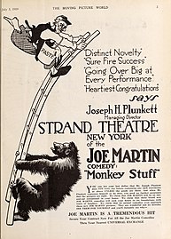 Monkey Stuff at the Strand Theater, New York