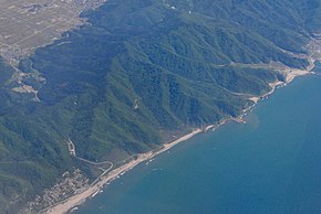 角海浜地区空撮