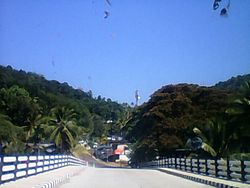 The new bridge at Kanamala which links Kottayam and Pathanamthitta districts