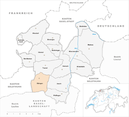 Ettingen – Mappa