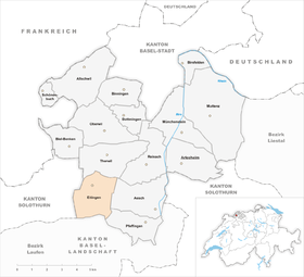 Karte von Ettingen