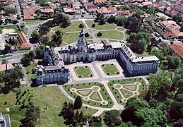 Aerial view of the Festetics Palace