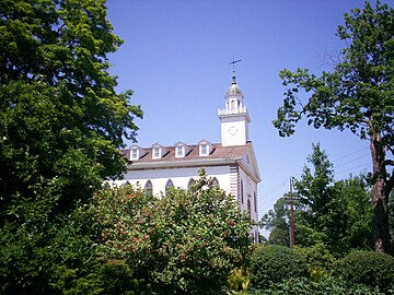 Kirtland Temple from the visitor center, 2009