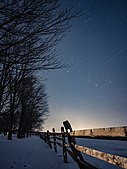 Night over Knox from Willardshire Road