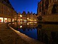 Vue sur le Prinzipalmarkt depuis la fontaine Lamberti.