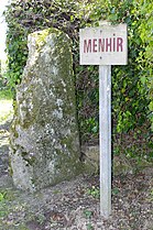 Menhir, Les Salles-Lavauguyon.