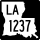 Louisiana Highway 1237 marker