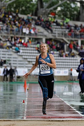 Iris Pruysen at 2014 Athletics Paralympic Meeting