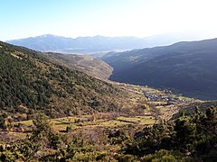 Le village de Meranges, Vall Tova, Cerdagne.