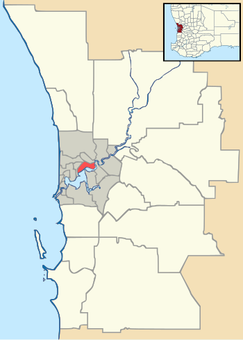 Football West State League is located in Perth