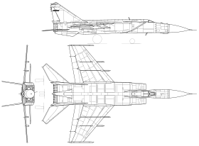 vue en plan de l’avion