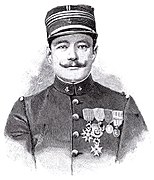 Paul Voulet alors capitaine au 4e régiment d'infanterie de marine (gravure parue en une du journal L'Illustration n° 2948, samedi 26 août 1899)