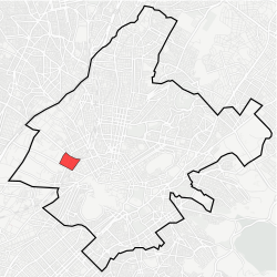 Location within Athens municipality