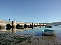 Puente de la Maza sobre la ría de San Vicente de la Barquera.