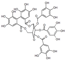 Chemical structure of punicafolin