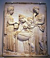 Medea and the Peliades around a tripod (1828 relief after a 5th-century BC Greek original)