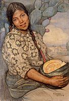 Mujer con Calabaza, 1917