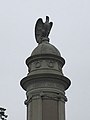 The Soldiers and Sailors Memorial can be found at 433 Massachusetts Avenue at the intersection with Broadway in Arlington, Massachusetts.