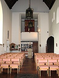 photograph of the interior of St Julian's Church