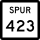 State Highway Spur 423 marker