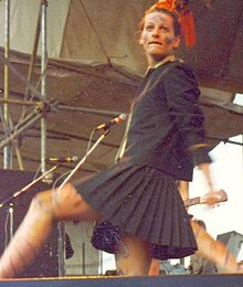 Ari Up performing in 1980