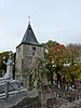 La tour désaffectée de l'ancienne église Saint-Victor de Glons