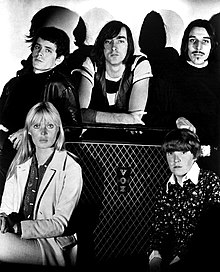 The Velvet Underground and Nico in 1966 Clockwise from top left: Lou Reed, Sterling Morrison, John Cale, Moe Tucker and Nico