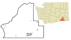 Location of Dixie, Washington