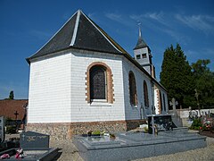 Le chevet de l'église.