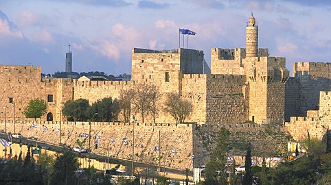 Jerusalem, Walls and Tower of David, Israel מגדל דוד וחומות ירושלים, ירושלים, ישראל