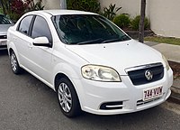 Holden Barina (TK) sedan (T250)