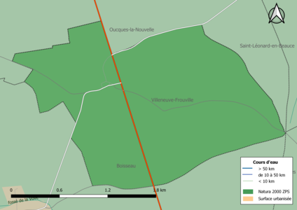 Le territoire communal est entièrement inclus dans le site Natura 2000 la « Petite Beauce »[Note 3]..