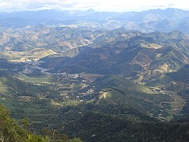 Vista da cidade do Mirante do Acampamento Tronqueira.