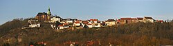 View of the town from the east