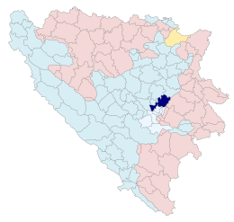 Ilijaš – Mappa