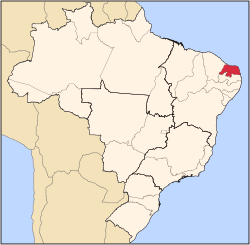 Location of Galinhos