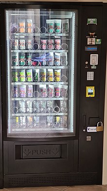Photograph of CBD Vending machine in Italy