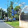 PR-146 east at PR-649 intersection in Cordillera, Ciales