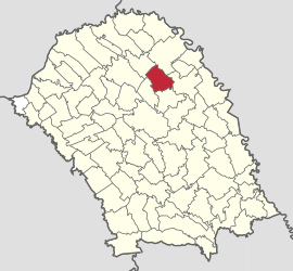 Location in Botoșani County