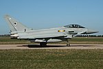 A Eurofighter Typhoon FGR.4 of No. 11 Squadron at RAF Coningsby in 2012.
