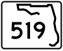 State Road 519 marker