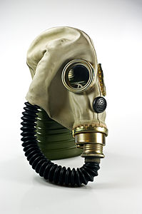 Gas mask, by Nikodem Nijaki